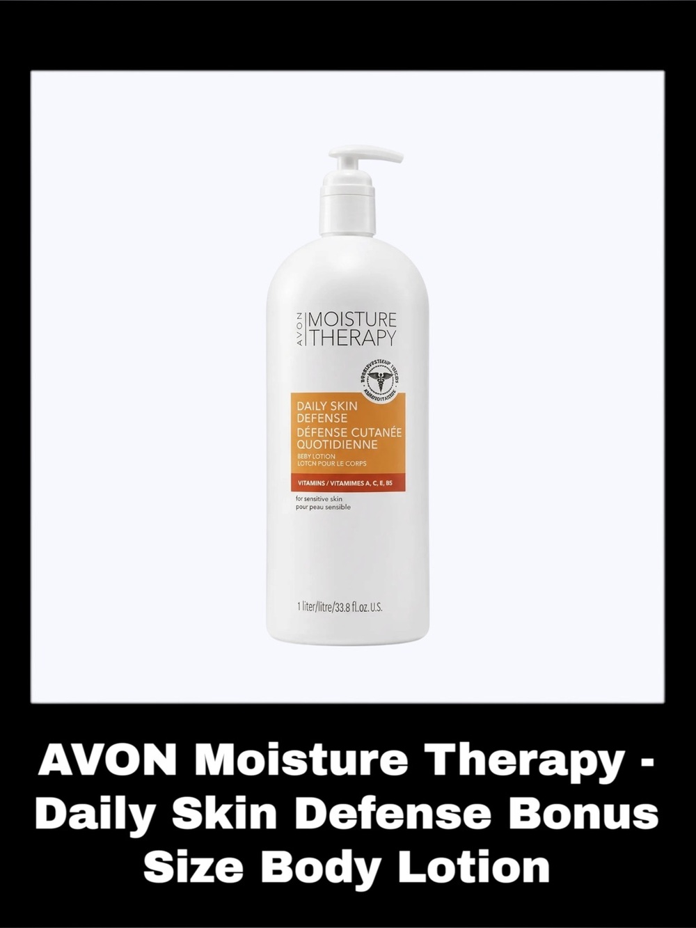 AVON Moisture Therapy - Daily Skin Defense Bonus Size Body Lotion